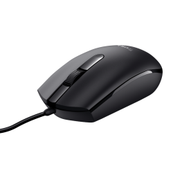 Mouse trust basi wired nero [24271]