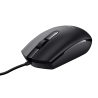 Mouse trust basi wired nero [24271]