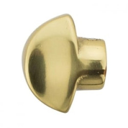 Pomolo mezzaluna ghidini per cilindro serratura in alluminio 40x33mm