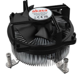 Dissipatore cpu akasa low profile sockel lga 1700 63.2mm nero/argento