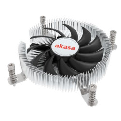 Dissipatore cpu akasa low profile sockel lga 1700 21.8mm nero/argento