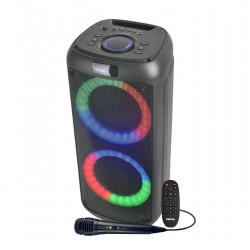 Altoparlante karma con radiomicrofono 200w nero [talatuu]