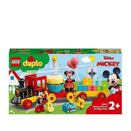 Gioco da costruzione lego duplo: treno del compleanno di topolino