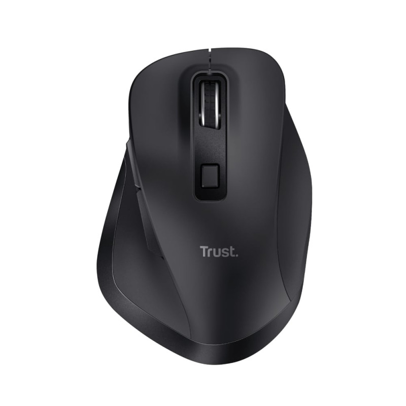 Mouse trust fyda mano destra ottico usb- a/wireless/2400dpi/nero