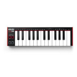 Tastiera akai lpk 25 mkii di controllo midi/usb rosso [lpk 25 mkii]