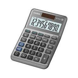 Calcolatrice casio ms-100fm-w-dp da tavolo grigio [ms-100fm-w-dp]