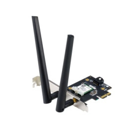 Scheda pci wireless asus axe5400 dual-band pci-e nero [90ig07i0-me0b10]