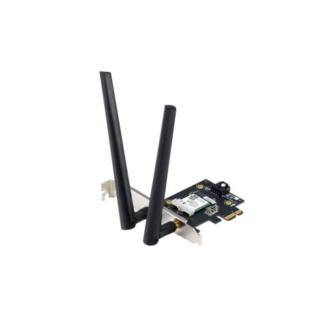 Scheda pci wireless asus axe5400 dual-band pci-e nero [90ig07i0-me0b10]