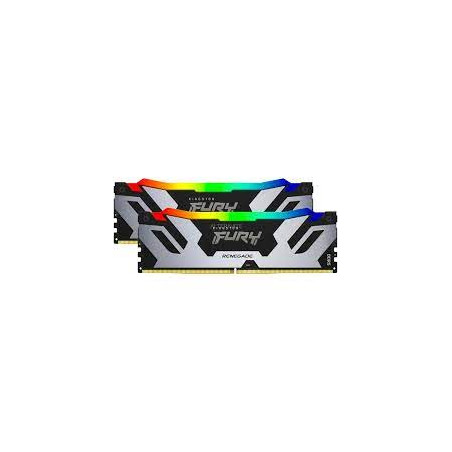 Ram dimm ddr5 32gb kingston fury renegade rgb 7200mhz [kf572c38rsak2-32]