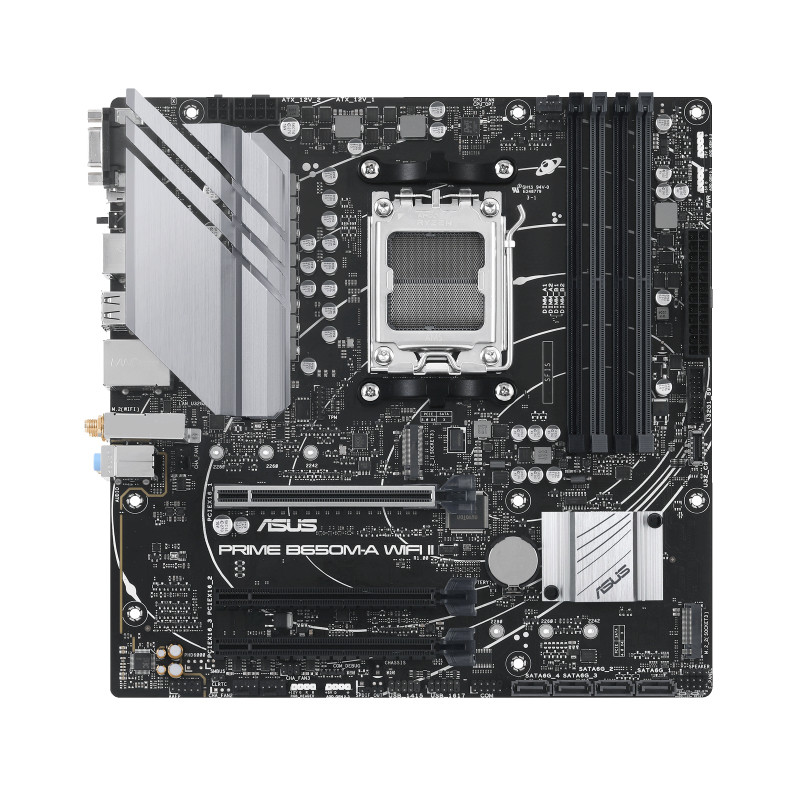 Scheda madre asus prime b650m-a wifi ii amd r-7 ddr5-sdram