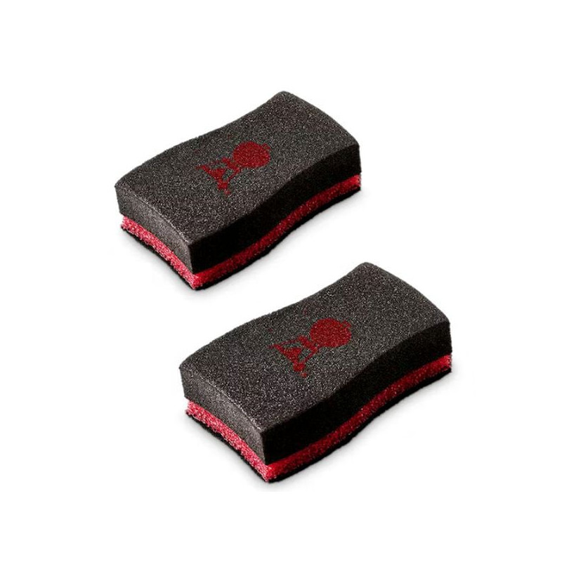 Spugna weber per pulizia barbecue 2pz nero [17688]