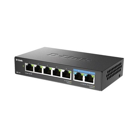 Switch d-link dms-107 7xmgb 5x10/100/1000 2x2.5g nero [dms-107/e]