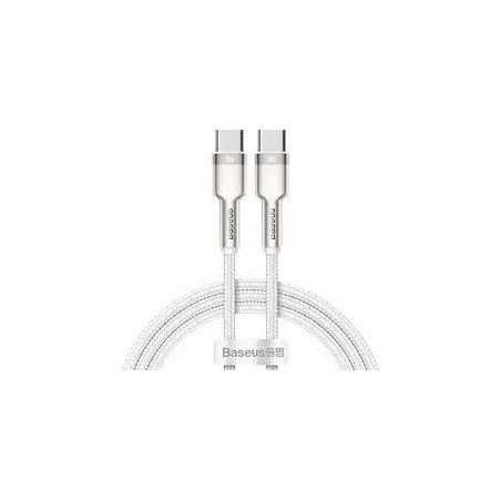Cavo usb baseus cafule usb-c a usb-c 100w 2m bianco [catjk-d02]