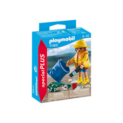 Gioco da costruzione playmobil volontario raccolta cucciolata 17pz