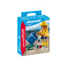 Gioco da costruzione playmobil volontario raccolta cucciolata 17pz