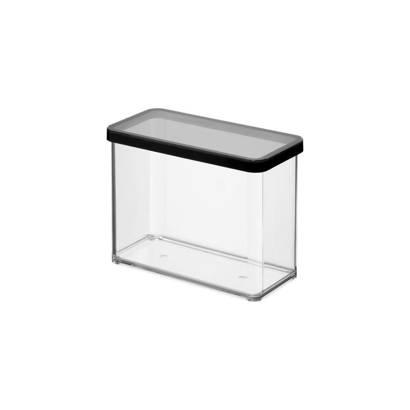 Barattolo rotho loft 2.1l trasparente/nero [1160708080]