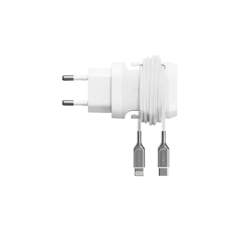 Alimentatore usb cygnett usb-c 30w bianco [cy4123pdwlch]