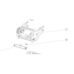 Ricambi per stampanti zebra p1112640-207 sensore supporto superiore