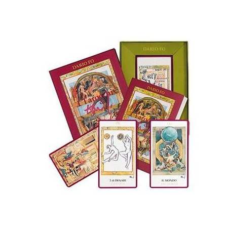 Carte da gioco dal negro tarocco di dario fo 78pz [040008]