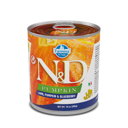 Mangime farmina n&d pumpkin per cani adulti agnello zucca e mirtillo
