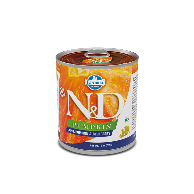 Mangime farmina n&d pumpkin per cani adulti agnello zucca e mirtillo