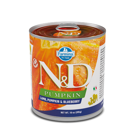 Mangime farmina n&d pumpkin per cani adulti agnello zucca e mirtillo