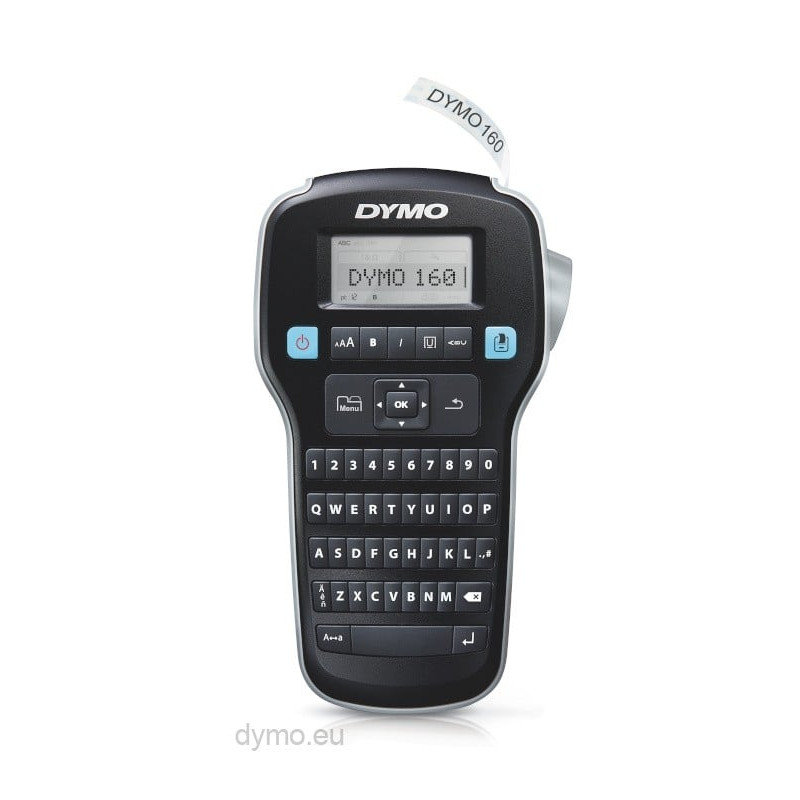 Etichettatrice dymo labelmanager 160 qwerty nero argento [s0946320]