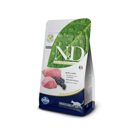 Mangime farmina n&d prime per gatti agnello e mirtillo 300g [pnd0030037]