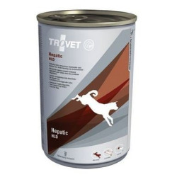 Cibo umido per cani trovet epatico hld karma dla psa con pollo 400g
