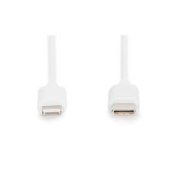 Cavo di ricarica digitus lightning/usb-c 2m bianco [db-600109-020-w]