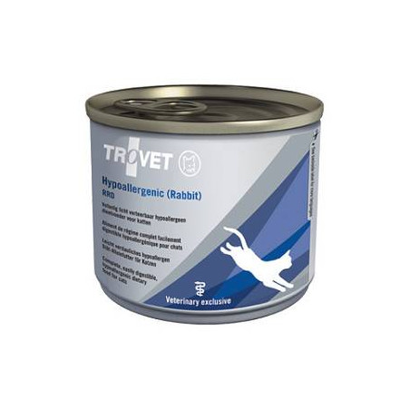 Cibo dietetico trovet ipoallergenico rrd umido per gatti con coniglio