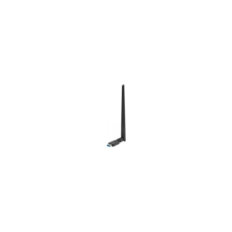 Adattatore usb wireless lanberg ac1200 wifi dual band con antenna