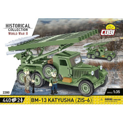 Cobi klocki bm-13 katyusha zis-6 1/35 440pz con figure mulicolore