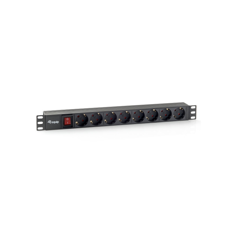 Multipresa conceptronic 8xdin49440 1.8m nero [apc89.2136]