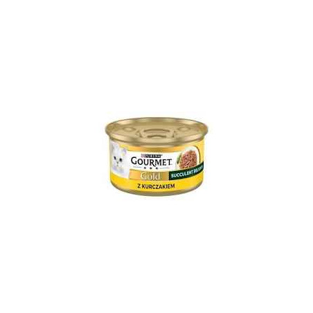 Cibo umido per gatti purina gourmet gold succulent delights pollo