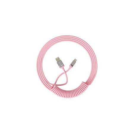 Cavo a spirale per tastiera akko usb-c/usb-a rosa [6925758615266]