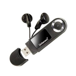 Lettore mp3 intenso music walker bk 128 x 64pixel 16gb nero [3601470]