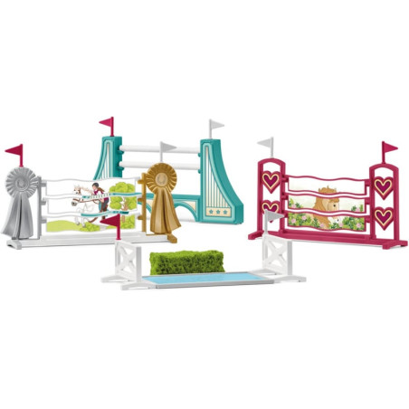 Set da gioco schleich horse club obstacles accessoires [42612]
