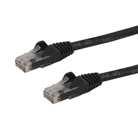 Cavo di rete startech.com cat6 patch con snagless rj45 30.5m nero