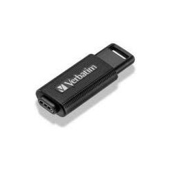 Pen drive 64gb verbatim retrattile usb-c 3.2 gen1 nero [49458]