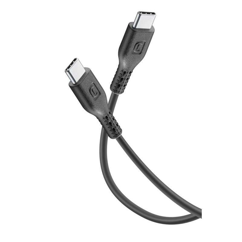 Cavo usb cellularline tipo-c m/m 2m nero [usbdatac2c5a2mtabk]