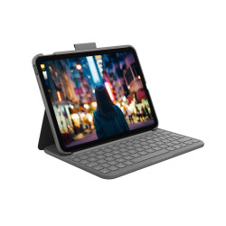Custodia con tastiera slim folio logitech per ipad (10a generazione)