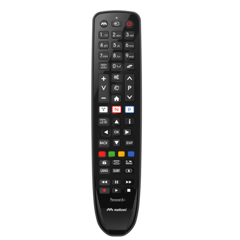 Telecomando meliconi gumbody personal 6 plus per tv digitale telefunken