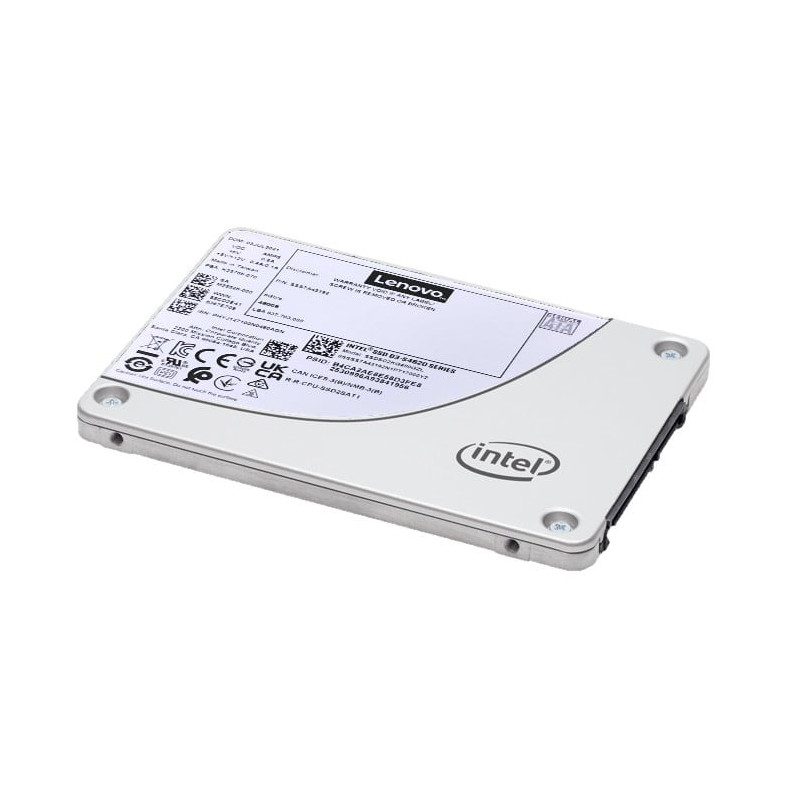 Ssd 480 gb lenovo thinksystem 6gbit/s/sata 3/grigio [4xb7a17125]