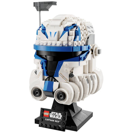Set da gioco lego star wars casco di captain rex 854pz [75349]