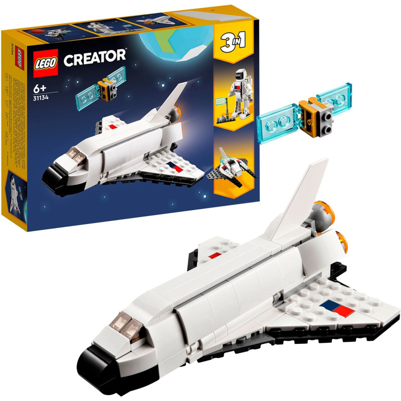 Gioco di costruzione lego creator costruzioni space shuttle 3in1