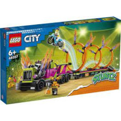 Gioco da costruzione lego city 60357 la sfida acrobatica degli anelli