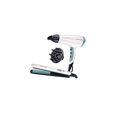 Asciugacapelli remington s8500gp abbinata 2300w + piastra stretta