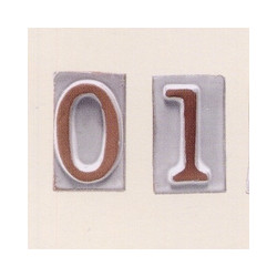 Numero civico in terracotta telcom vasarte 3