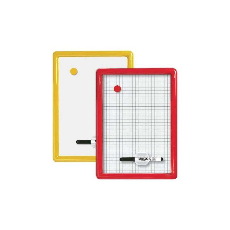 Lavagna arda 327as magnetica con pennarelli assortito [327as]